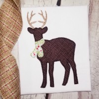 Reindeer Machine Applique Design 